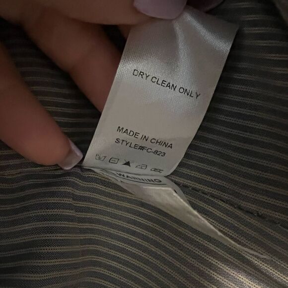 Fate Blazer Black with Green Snake Skin Sleeves and Black zip in hoodie size S - Picture 15 of 15